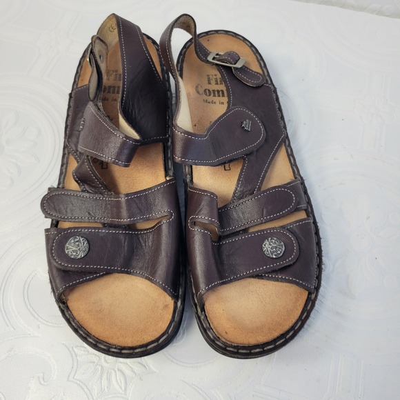 Finn Comfort Gomera Sandals Leather Adjustable Strap Comfort Womens 40 US 9 - Picture 11 of 15